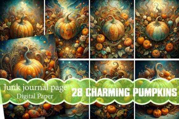Charming Pumpkins Junk Journal: Creative Versatility
