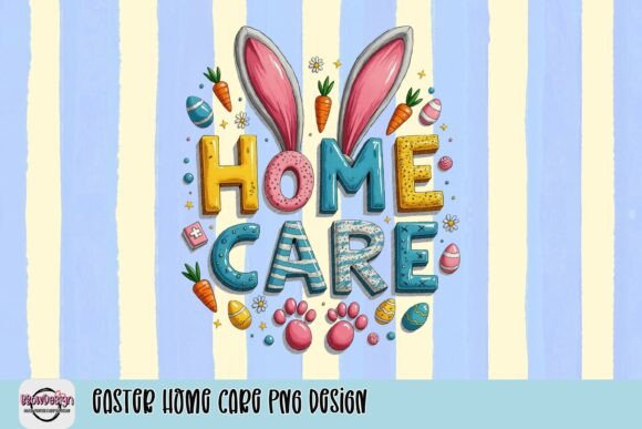 Easter Home Care PNG Design: Festive Creativity