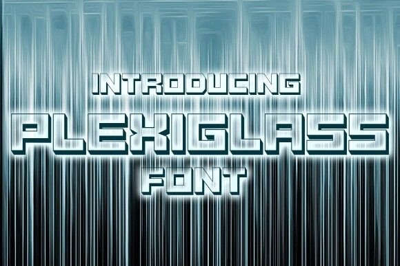 Plexiglass: A 3D Typeface for Modern Designs