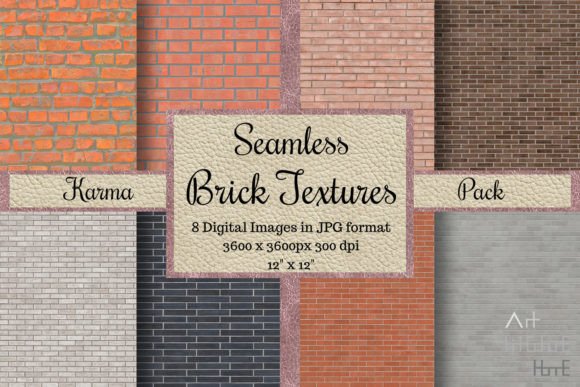 Seamless Brick Textures: Karma Pack for Design