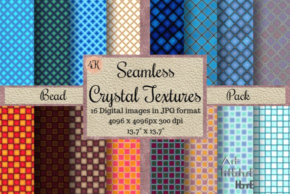 Seamless Crystal Textures - Bead Pack for 4K Design