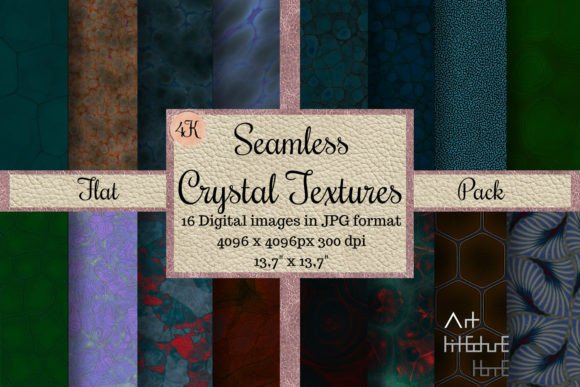 Seamless Crystal Textures for Stunning Digital Designs