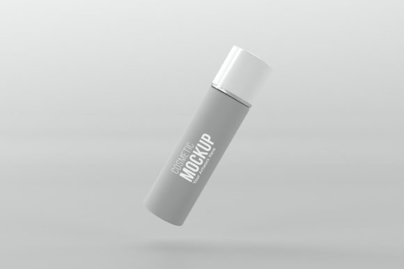 Stunning 3D Realistic Cosmetic Bottle Mockup for Designers