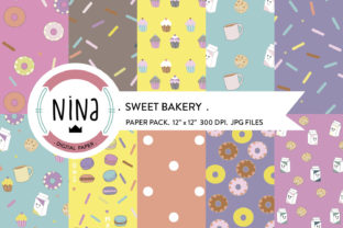 Sweet Digital Paper Pack: Cupcake Papers for Creative Projects