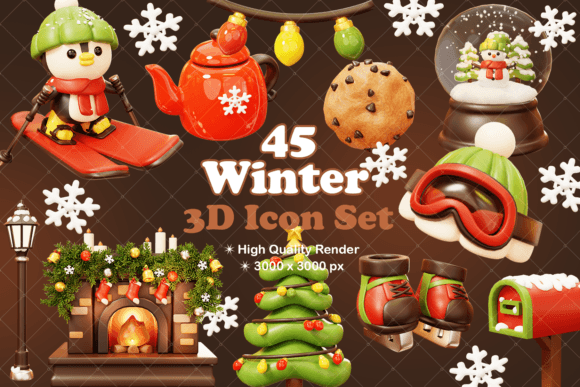 Winter Season and Festive Icon Bundle for Your Projects